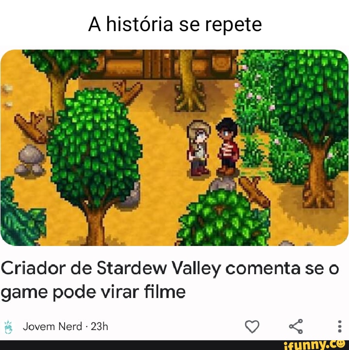 Mundo se stardew valley mobile tivesse multiplayer - iFunny Brazil