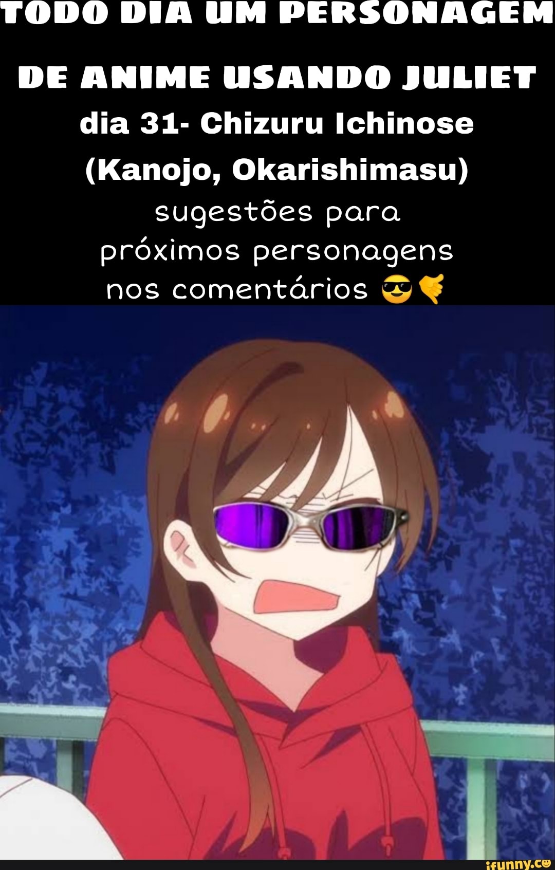 Os Personagens de Kanojo Okarishimasu