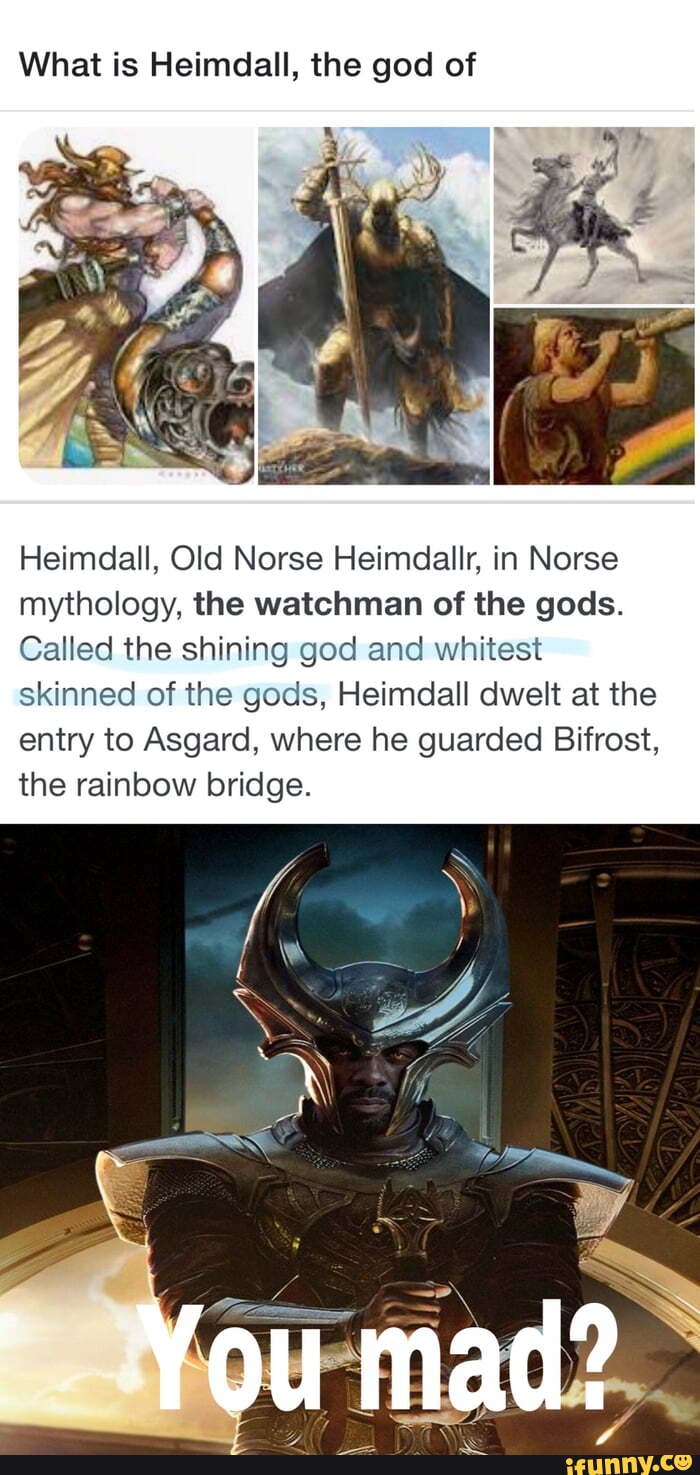 Heimdall, Guardian of Asgard, God of War & Watchman of Bifrost