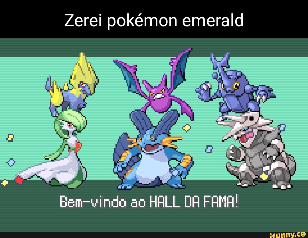 Escolha 5 pokemon para eu usar em pokemon emerald - iFunny Brazil