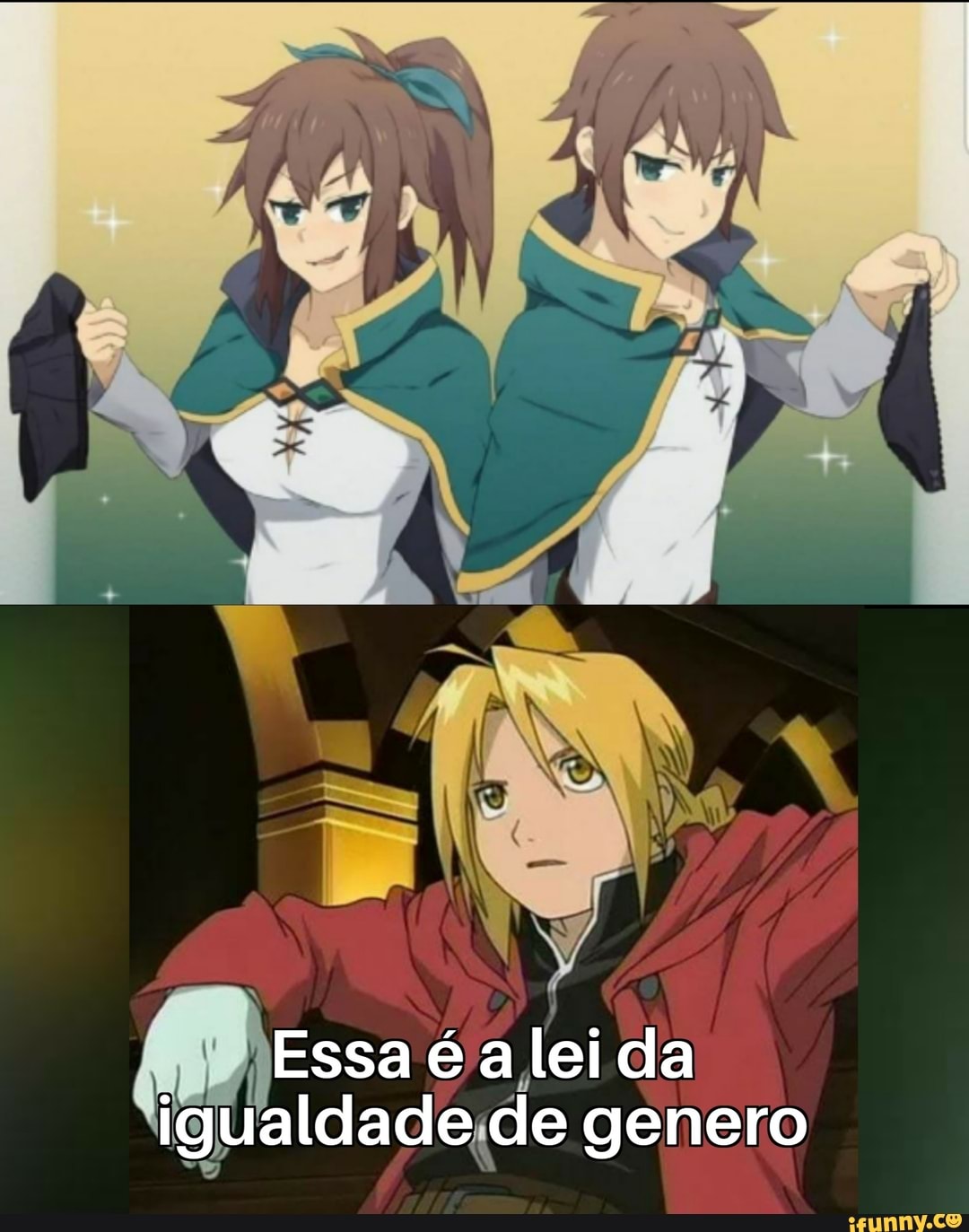 Kazuma defende a verdade Igualdade de gêneros ♂️♀️ #anime