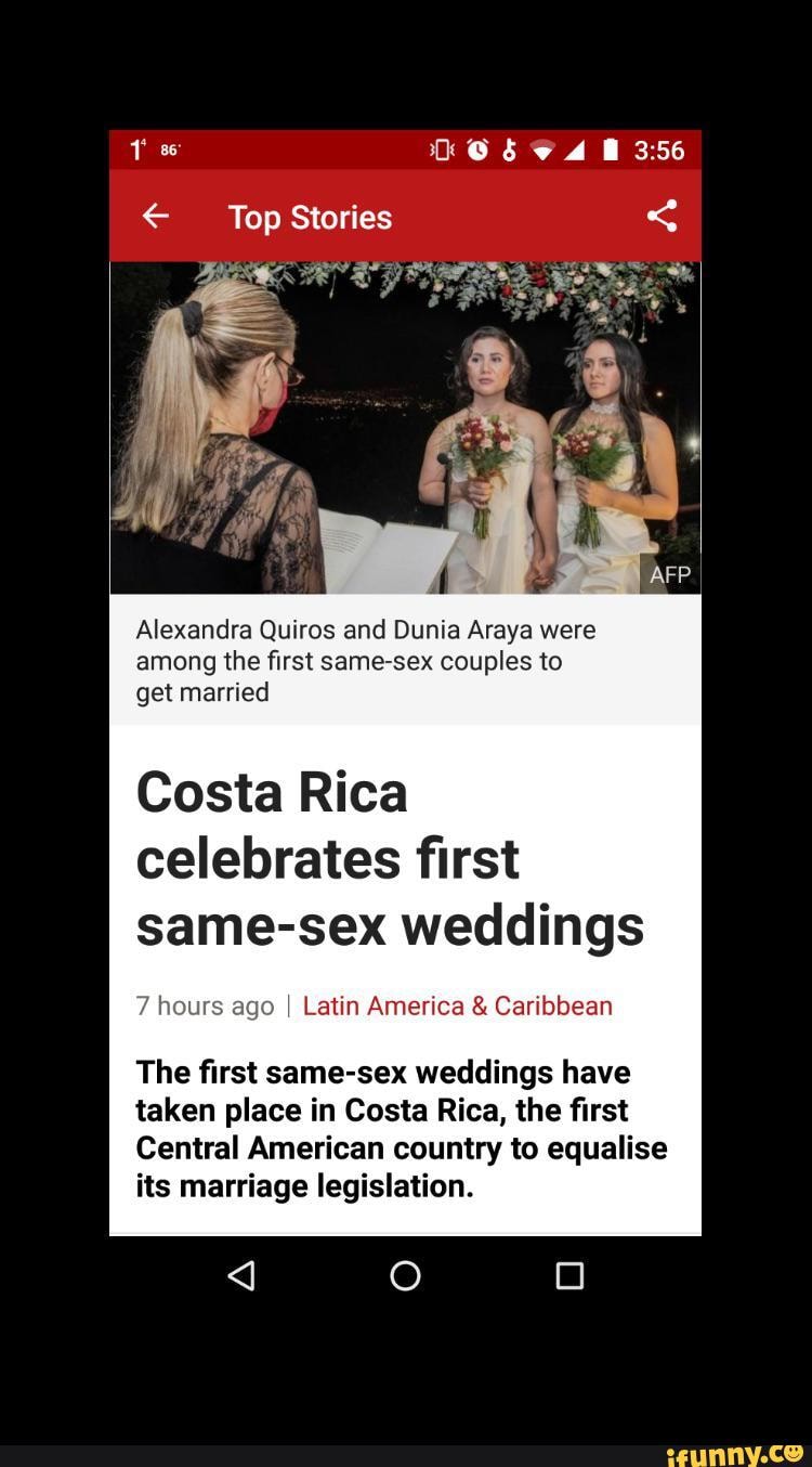 _Top Stories Alexandra Quiros and Dunia Araya were among the first same-sex  couples to get