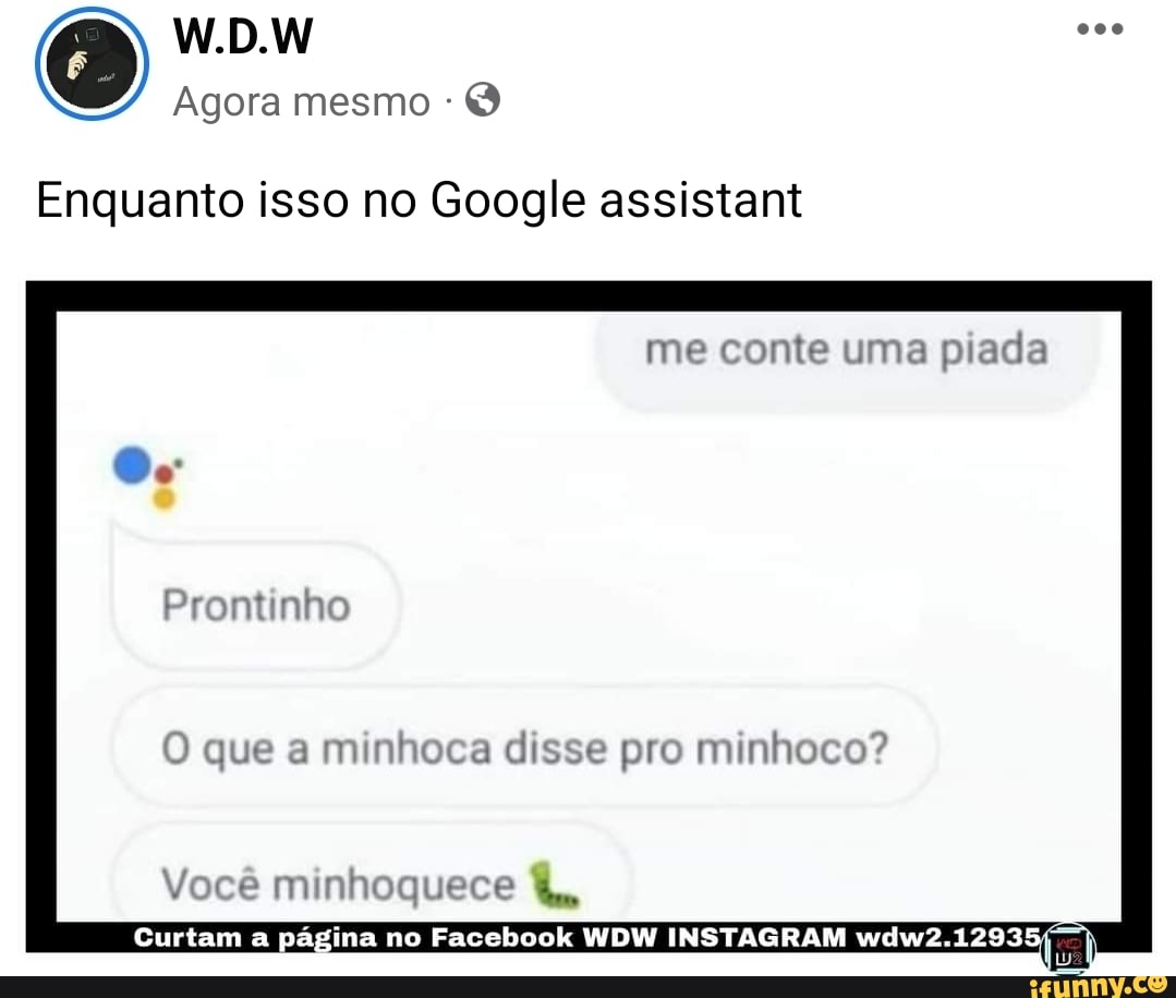 Conte uma piada Tá bom, mas lembre-se que eu sou só amadora na