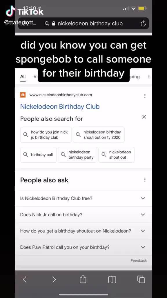 NICKELODEON BIRTHDAY CLUB