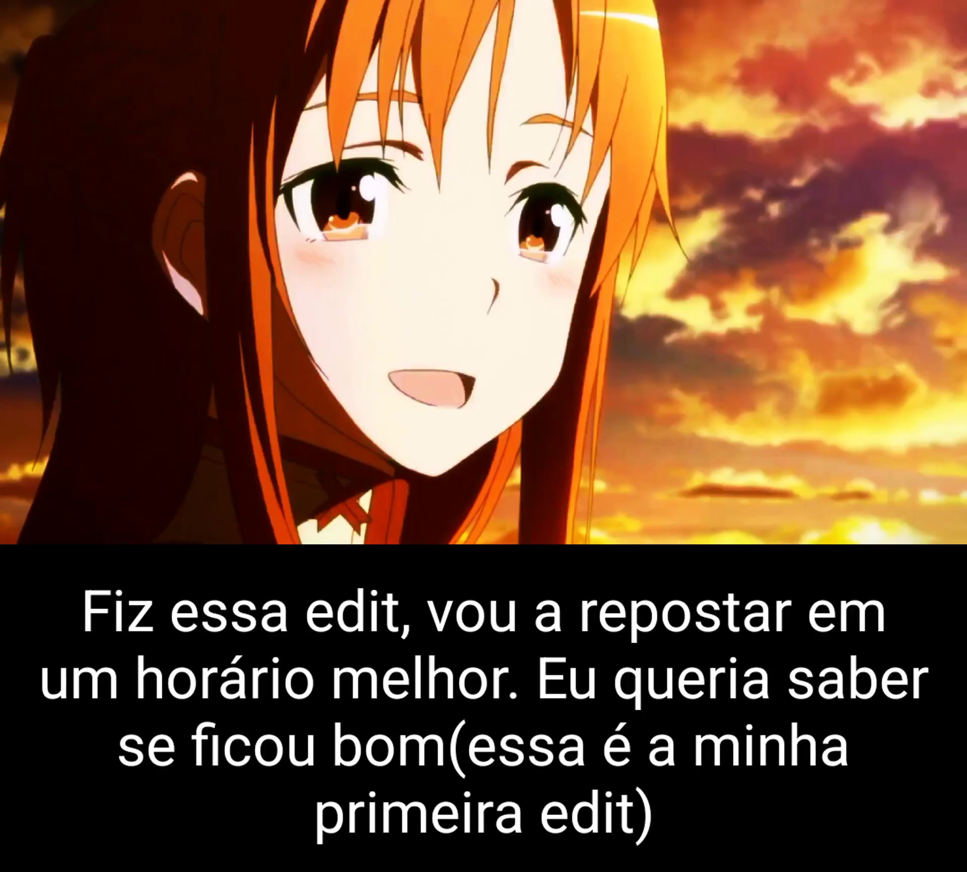 Otakus Brasil OtakusBrasil Meu casal! Anime: Sword art Online 276 - iFunny  Brazil