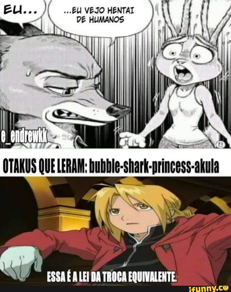 SS Kazuma: LEI DA TROCA EQUIVALENTE - iFunny Brazil