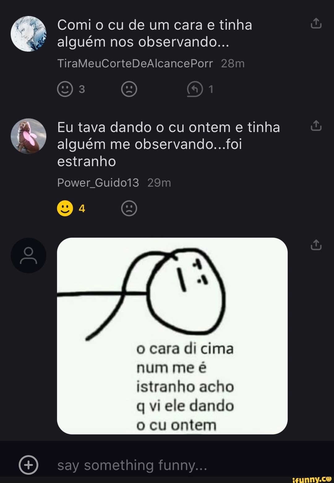 Comi o cu de um cara e tinha alguém nos observando...  TiraMeuCorteDeAlcancePorr Eu tava dando o