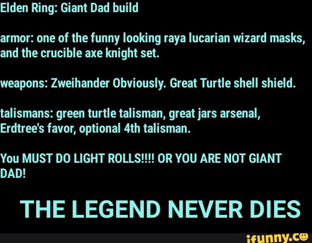 Is Giant Dad in 'Elden Ring'? How to Build the Meme