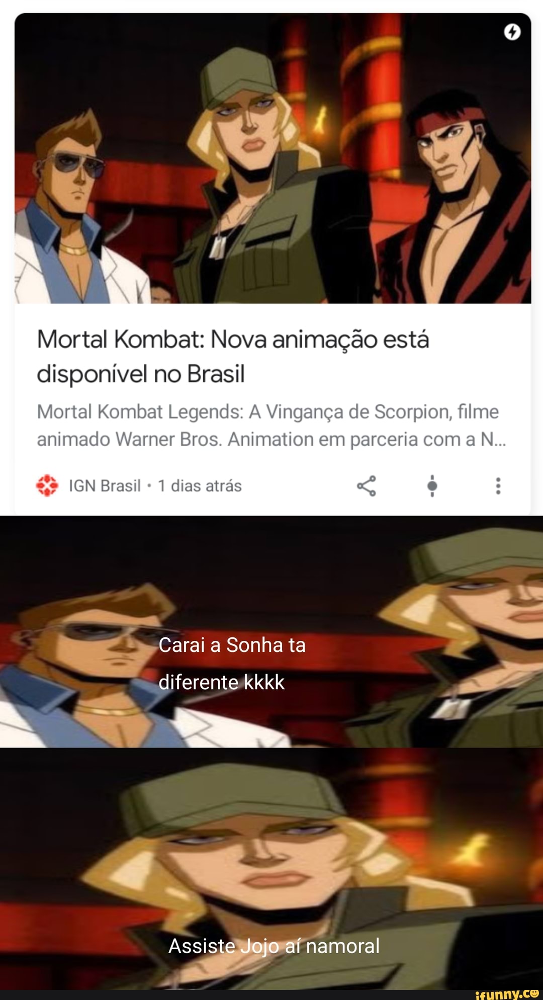 Mortal Kombat: Nova animação está disponível no Brasil