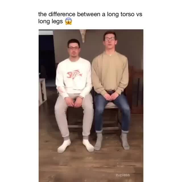 The difference between a long torso vs long legs (2 - iFunny Brazil