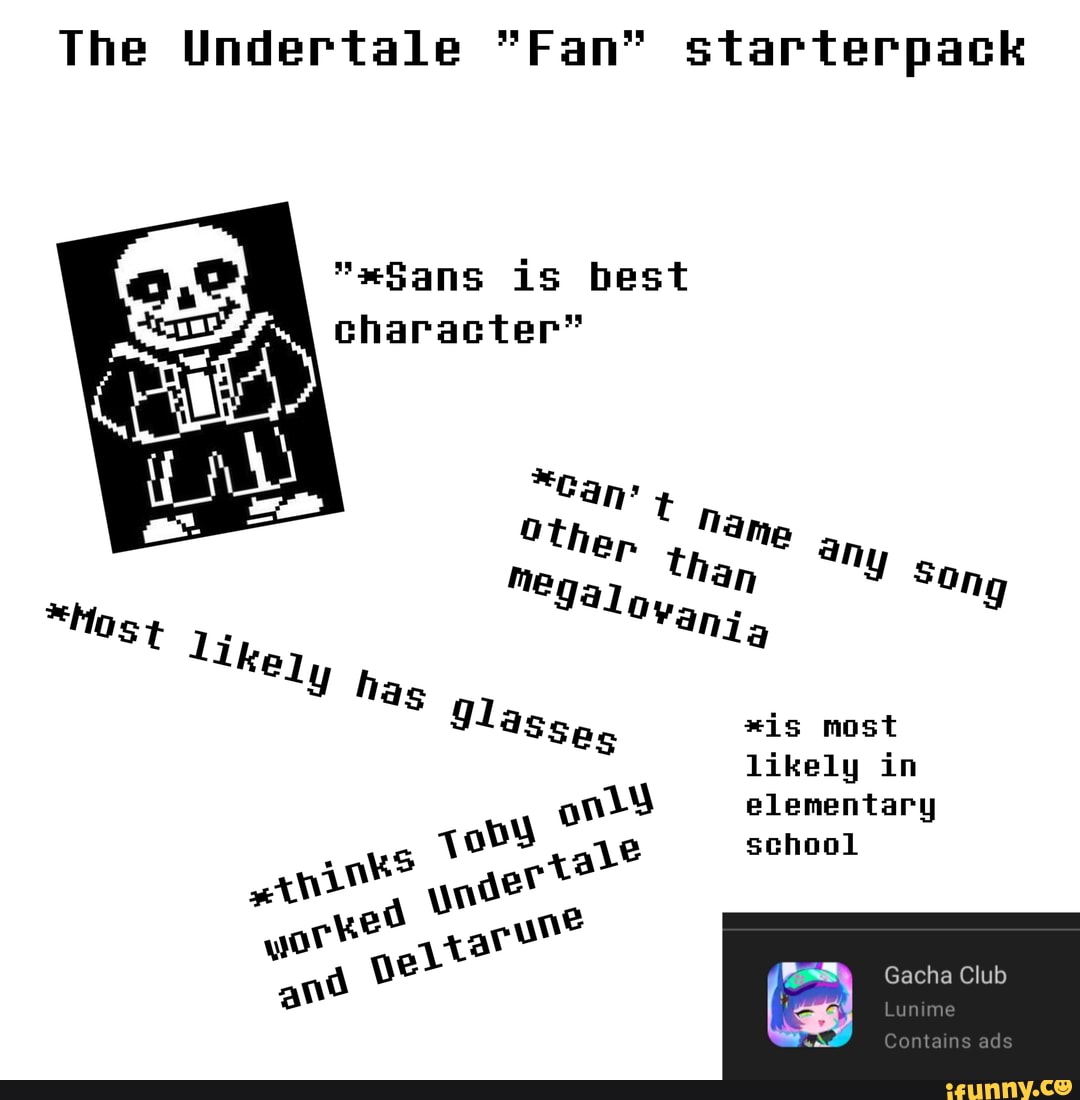 Undertale fan club