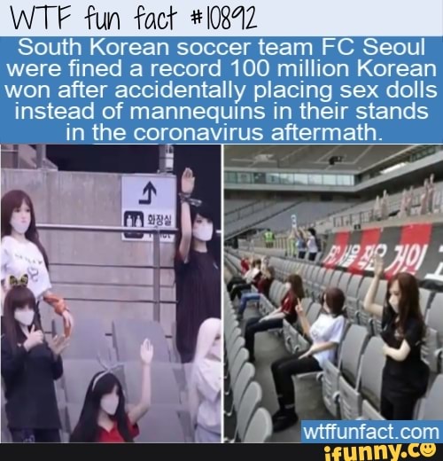 WTF fun fact 10842 South Korean soccer team FC Seoul were fined a