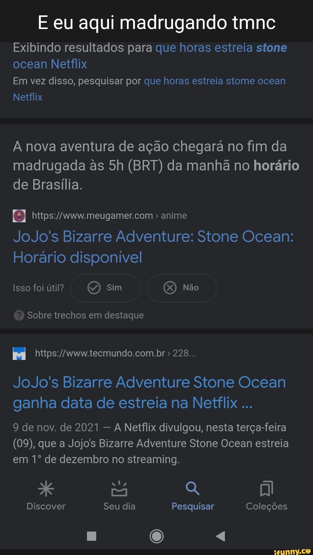 JoJo's Bizarre Adventure: Stone Ocean tem data de lançamento divulgada pela  Netflix