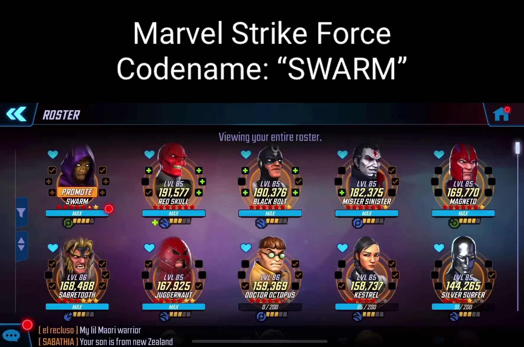 Outros Jogos | Marvel strike force lvl 85 conta bem