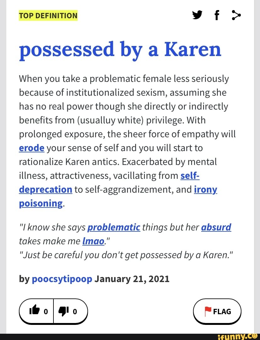 Urban Dictionary - Karen 