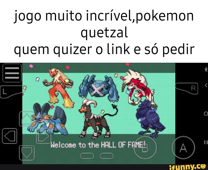 Gente, não esqueçam que além do lol vs Pokémons, vocês também podem sugerir  desafios pra eu fazer no Pokémon Quetzal, como usar um time baseado no meu  perfil, só Magikarp, etc 