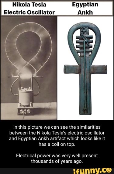 Nikola Tesla Electric Oscillator Ankh In this picture we can see the ...