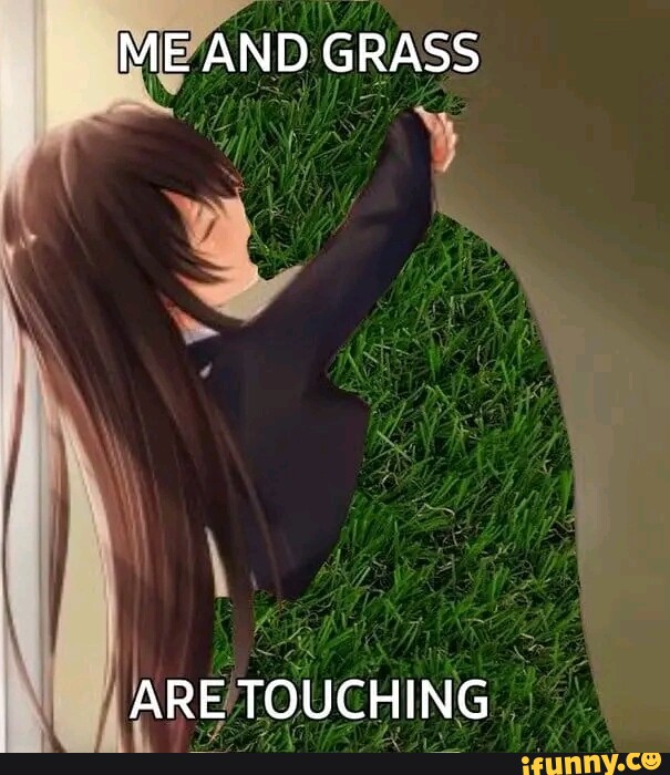 Anime Memes  on X: Touch some grass New Video:   ANIME MEMES ~ Best collab ever.   / X