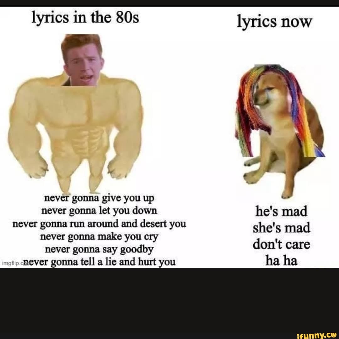 never gonna give you up Memes & GIFs - Imgflip