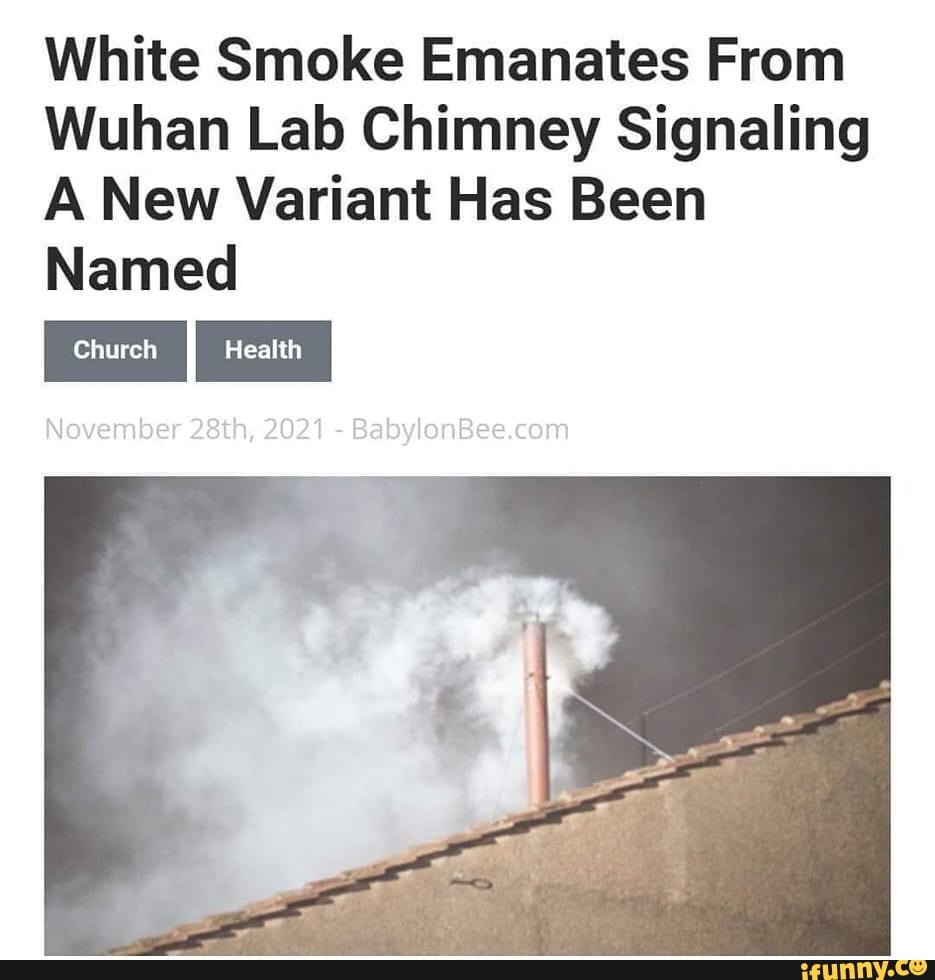 chimney smoke like a meme