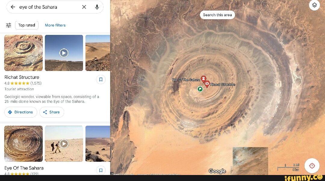 _eye Of The Sahara Toprated I More Filters Richat Structure Tourist ...