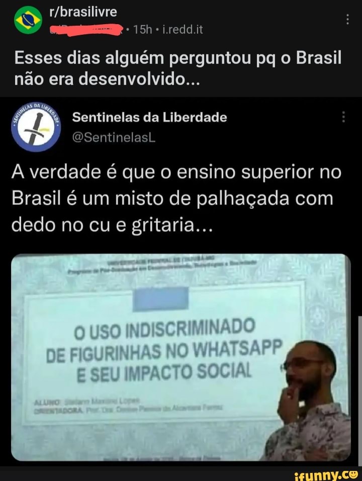 Vamos lá,eu quero ver treta nos comentários : r/ShitpostBR