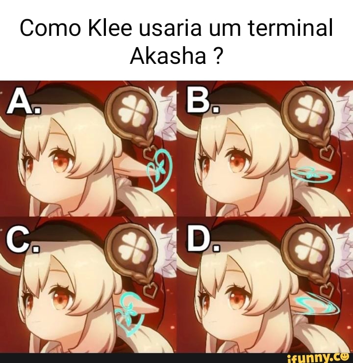 Eu achando que era mentira genshin impact personagem Todas Imagens Noticias  Shopping FICTIONAL CHARACTERS / GENSHIN IMPACT Personagem II Kamisato Klee  Ayaka Feedback millenium.gg  guias Genshin Impact: Tier List de melhores