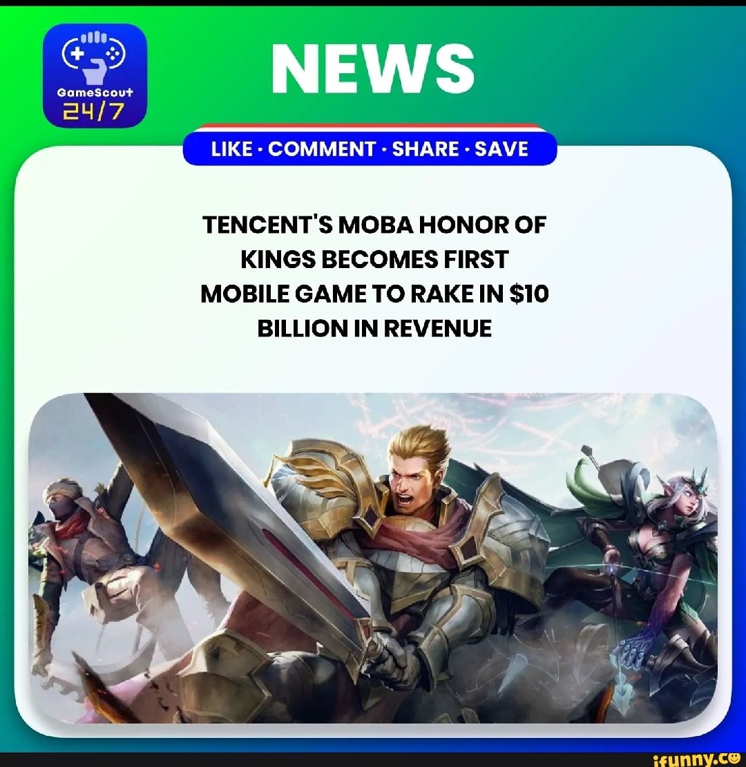 Honor of Kings becomes first mobile game to rake in $10 billion in revenue