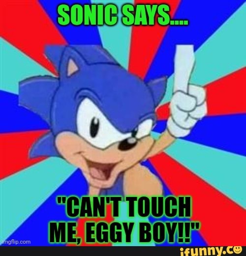 Sonicsays memes. Best Collection of funny Sonicsays pictures on