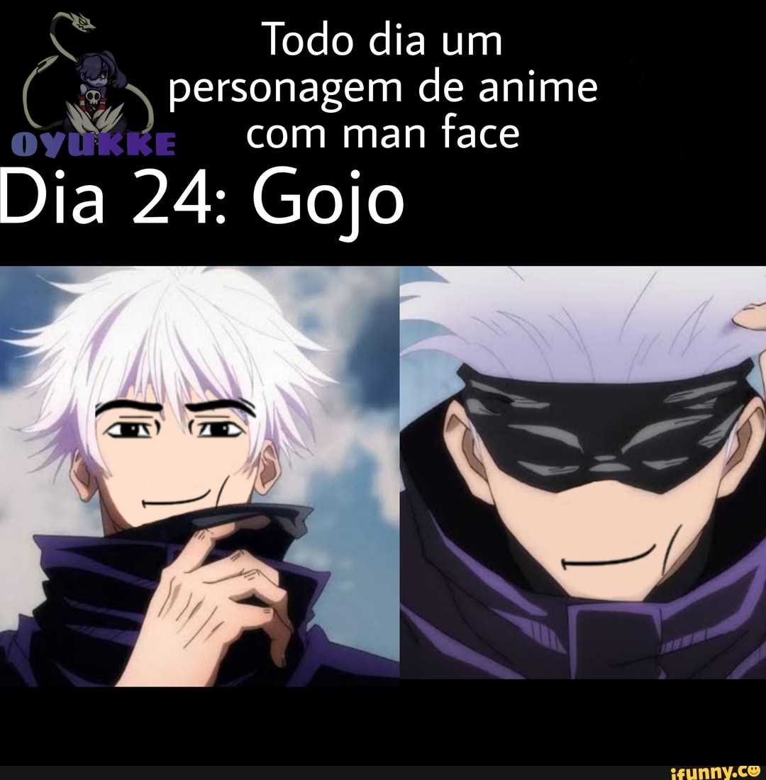 Tu Todo dia um dá  personagem com de man anime face com man face Dia 25:  Gon - iFunny Brazil