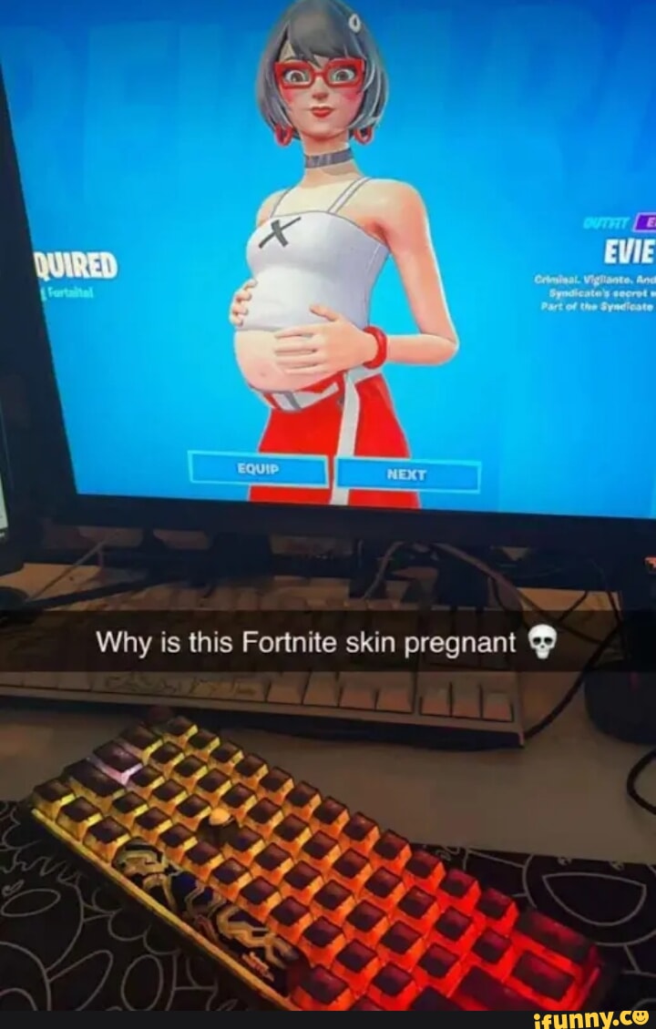 Why is this Fortnite skin pregnant - iFunny Brazil