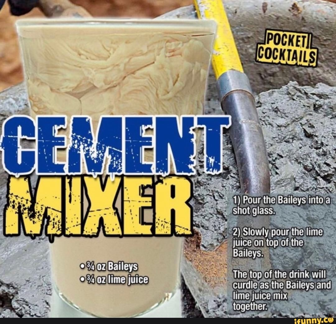 Cement Mixer Shots Cocktail Recipe