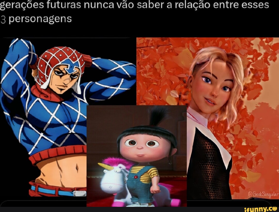 Gerações futuras nunca vão saber a relação entre esses 3 personagens -  iFunny Brazil