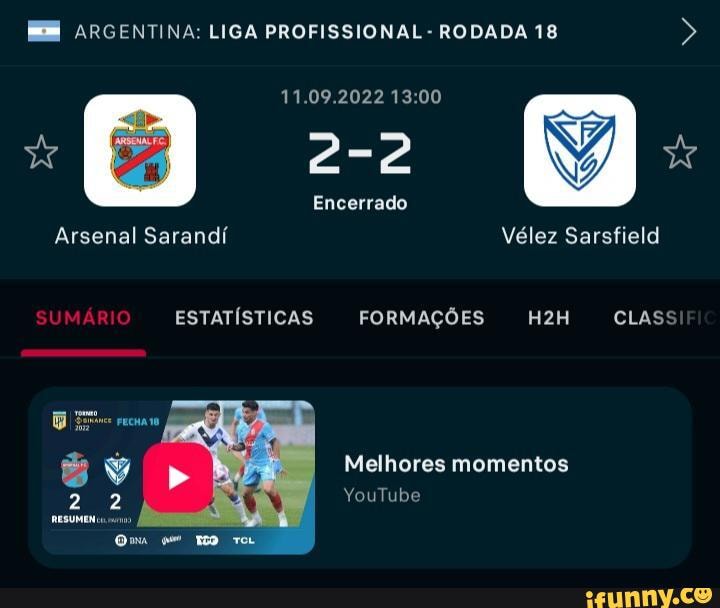 VÉLEZ 3 X 2 TALLERES, MELHORES MOMENTOS