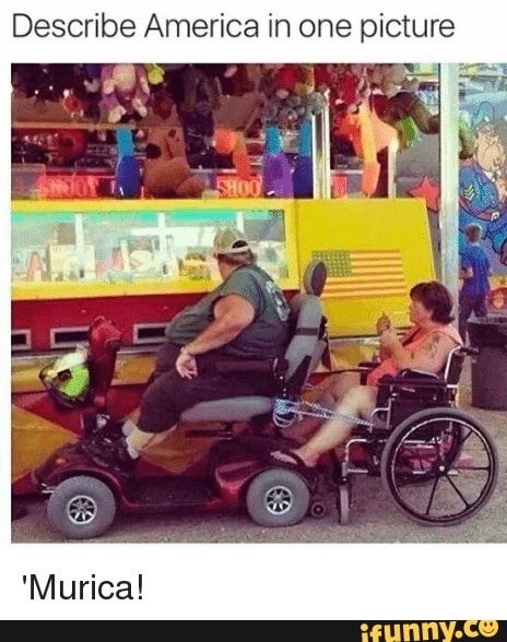 merica meme wheelchair