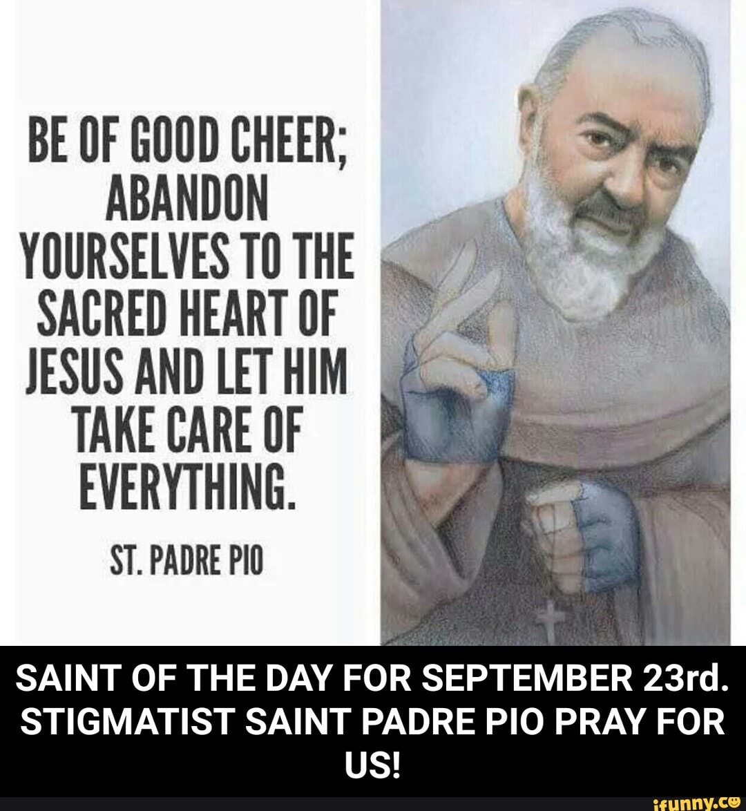 La Voce di San Padre Pio ✞ 🇮🇹 on Instagram: “.  You see yourself to be  abandoned, but I assure you that Jesus is holding y…