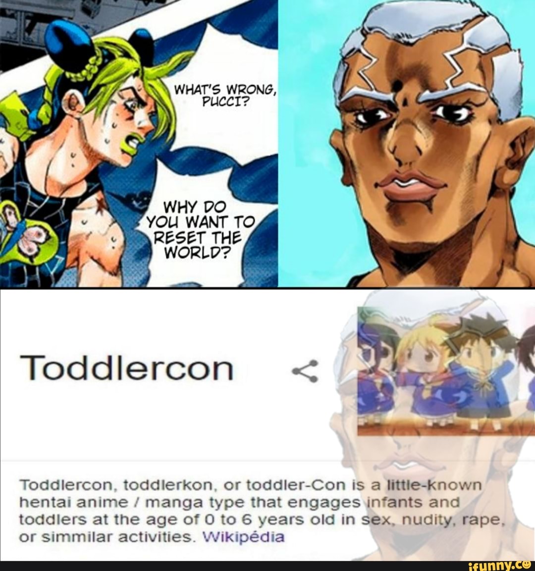 Toddlercon Toddlercon, toddierkon, or toddler-Con is a little-known hentai  anime manga type that engages