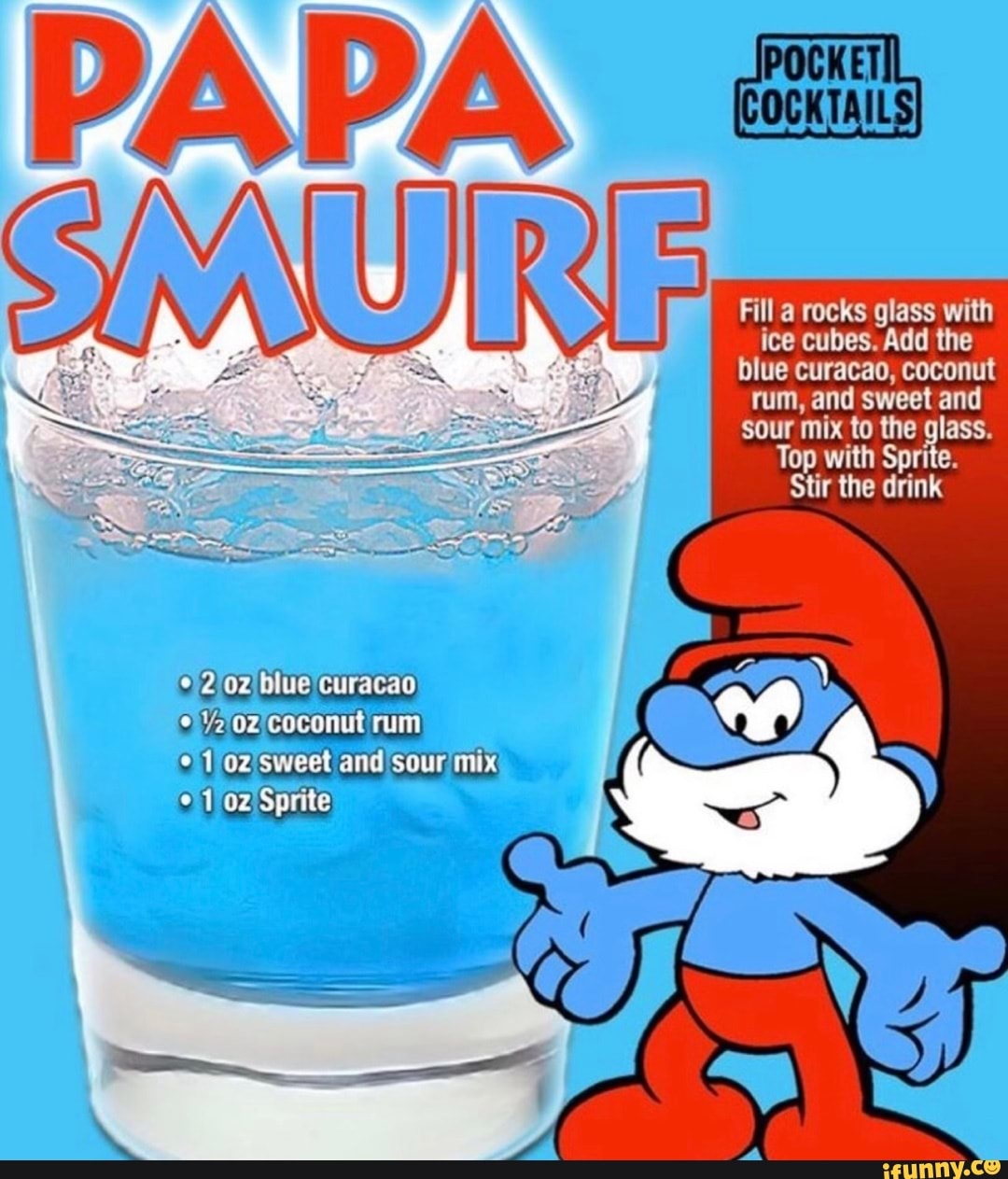 Papa on sale smurf drink