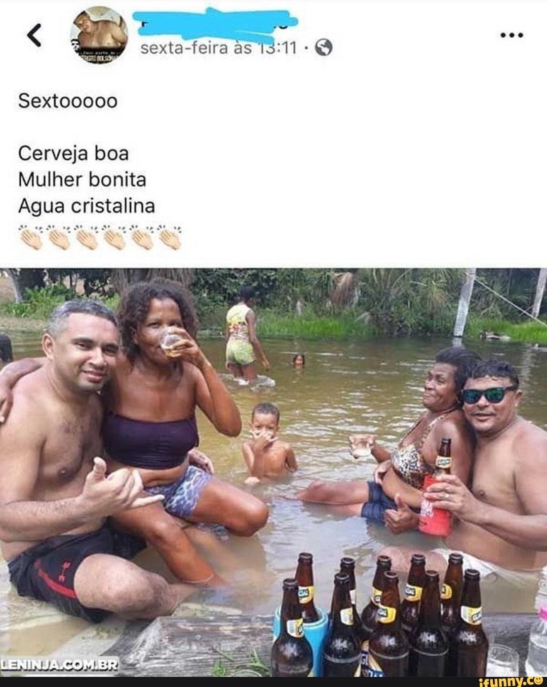 sexta-feira ovo Sextooooo Cerveja boa Mulher bonita Agua cristalina