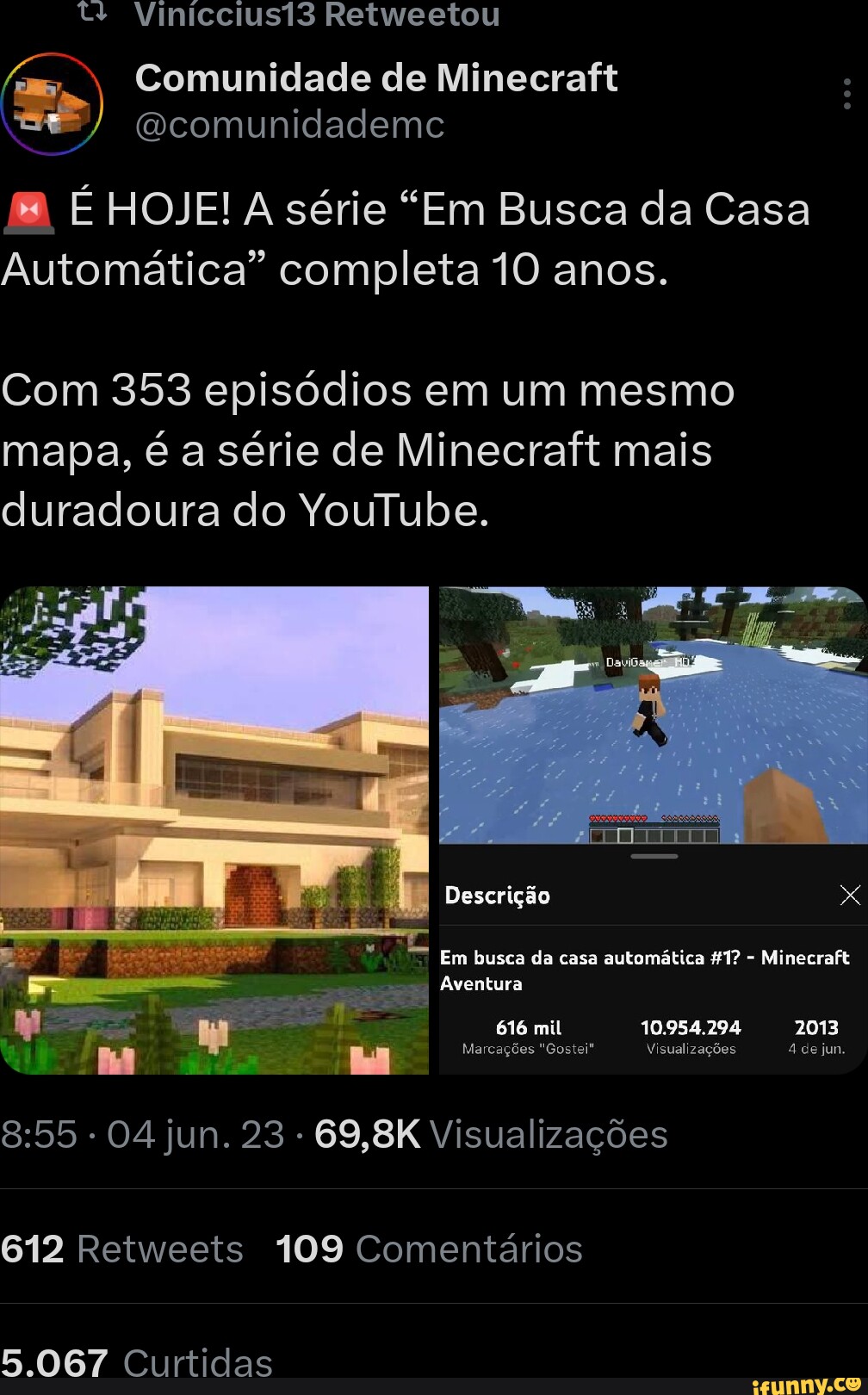 Apenas com o Minecraft que acontece isso - Comunidade Google Play