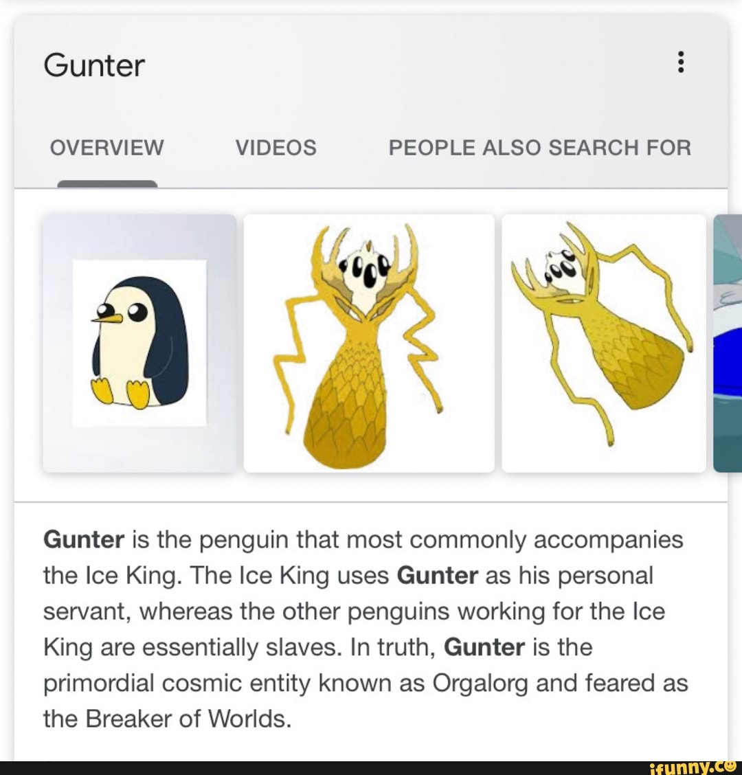 Gunter OVERVIEW VIDEOS PEOPLE ALSO SEARCH FOR Gunter is the penguin that  most commonly accompanies the