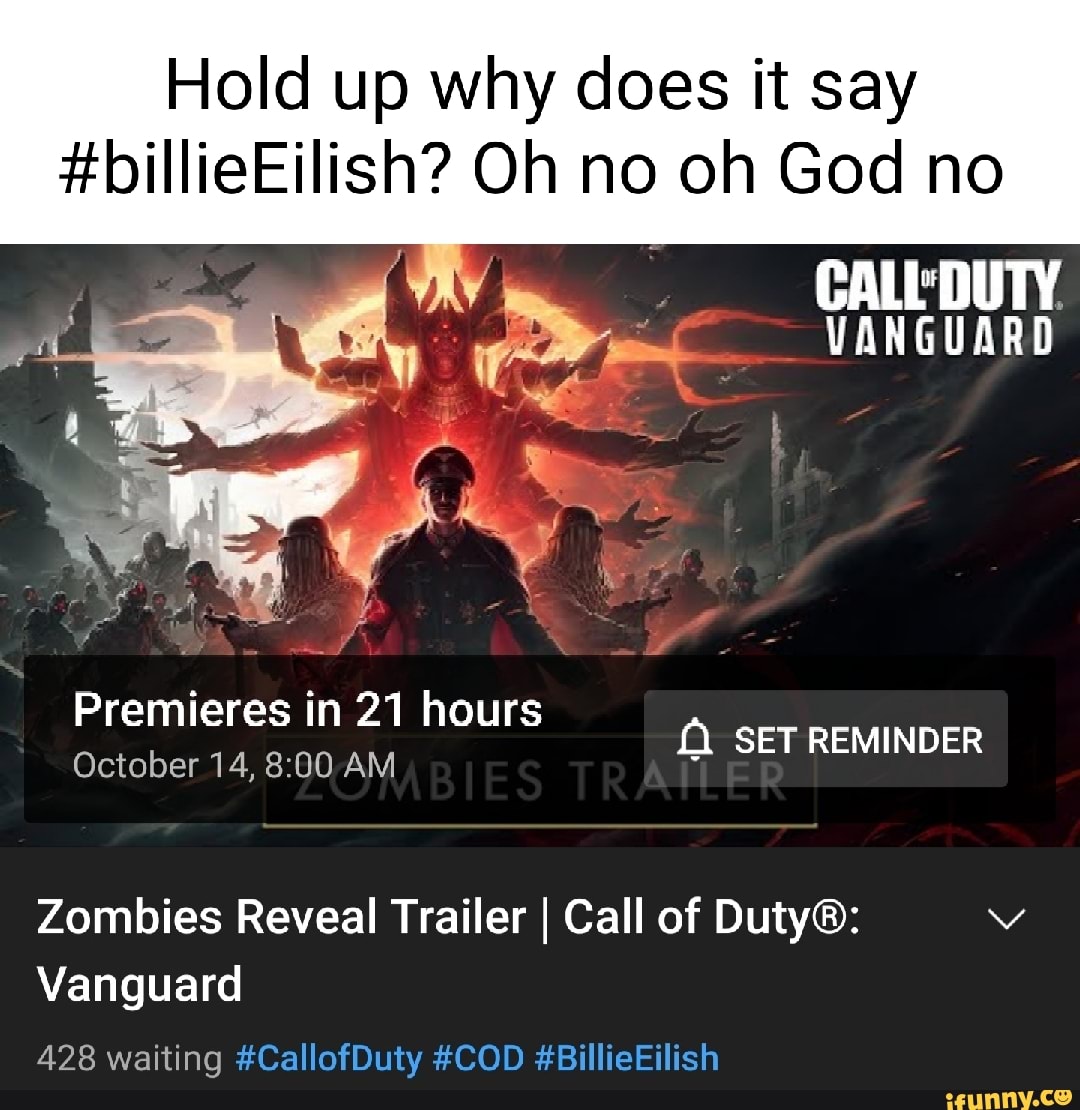 Call of Duty Vanguard Zombies reveal - how and when to watch