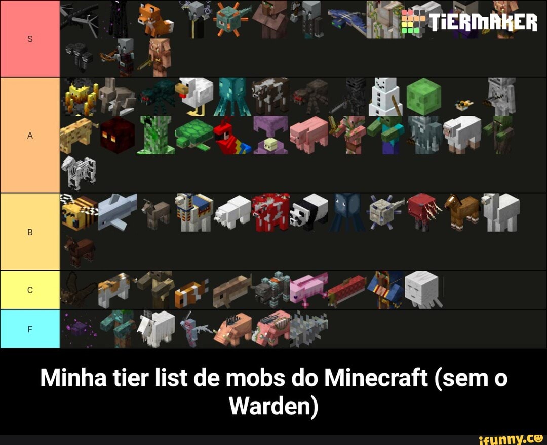 Mobs do Minecraft Realista Parte 1 Warden e Phantom UT - iFunny Brazil