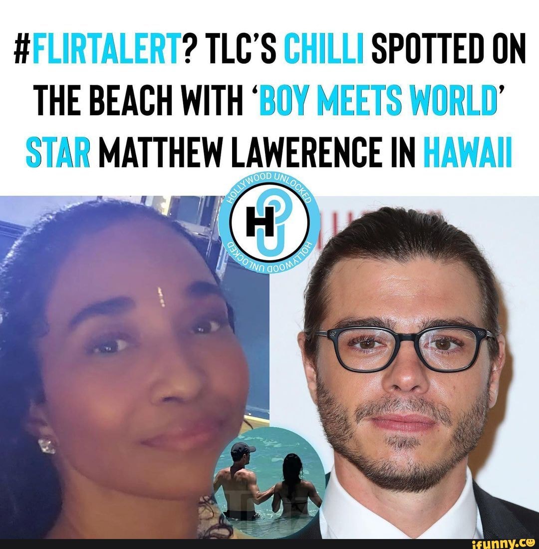 ALERT? TLC'S CHILLI SPOTTED ON THE BEACH WITH "BOY MEETS WORLD' STAR