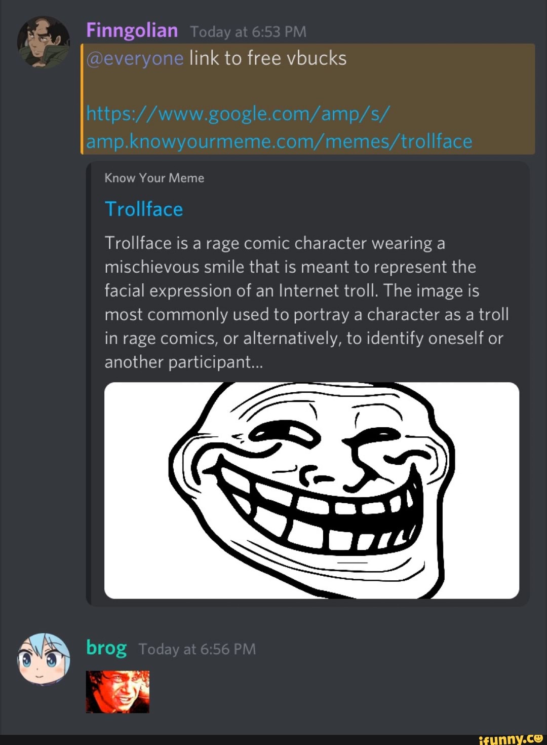 Trollface  Know Your Meme