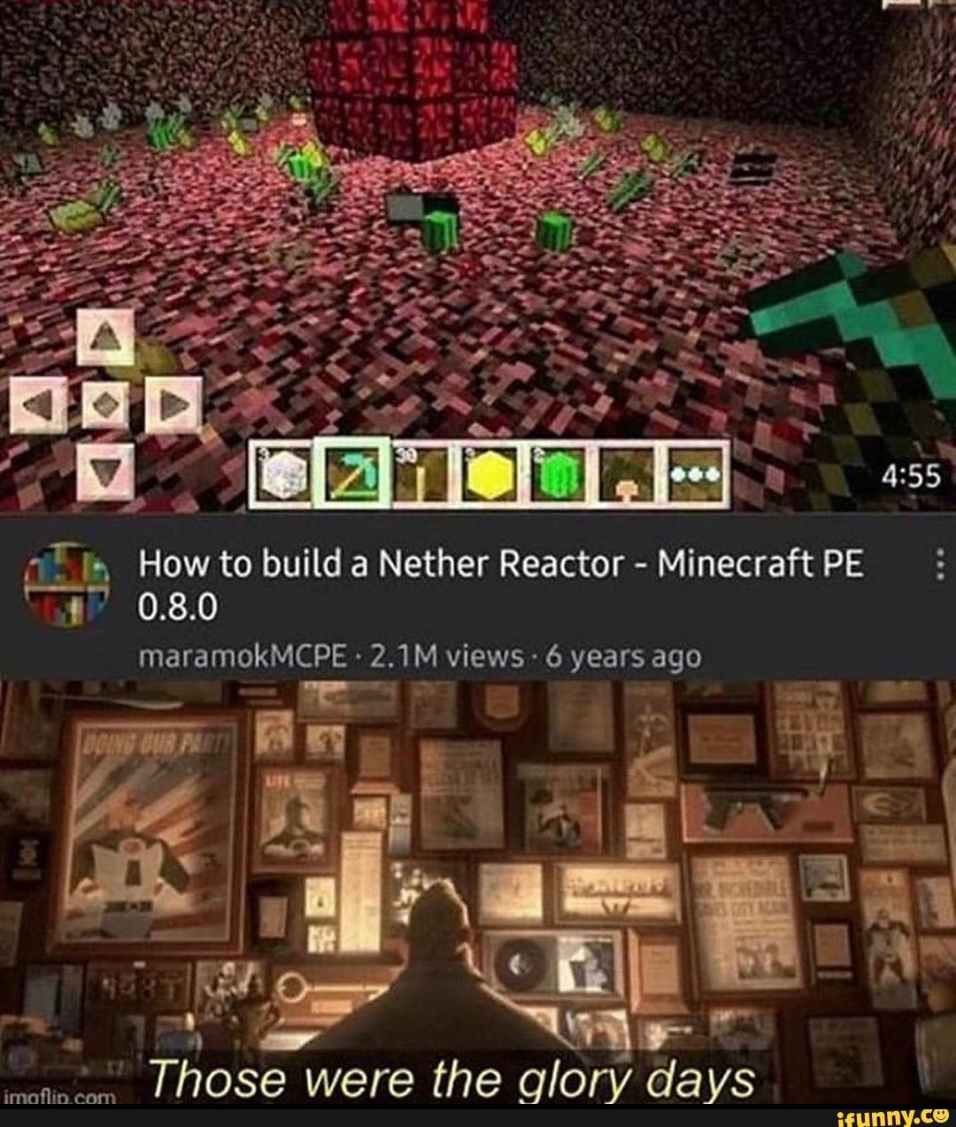 Minecraft pocket edition nether reactor
