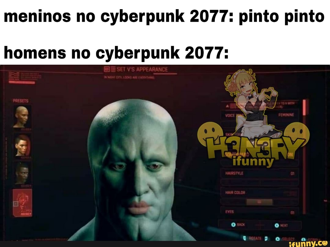 Meninos no cyberpunk 2077: pinto pinto homens no cyberpunk 2077: - iFunny  Brazil