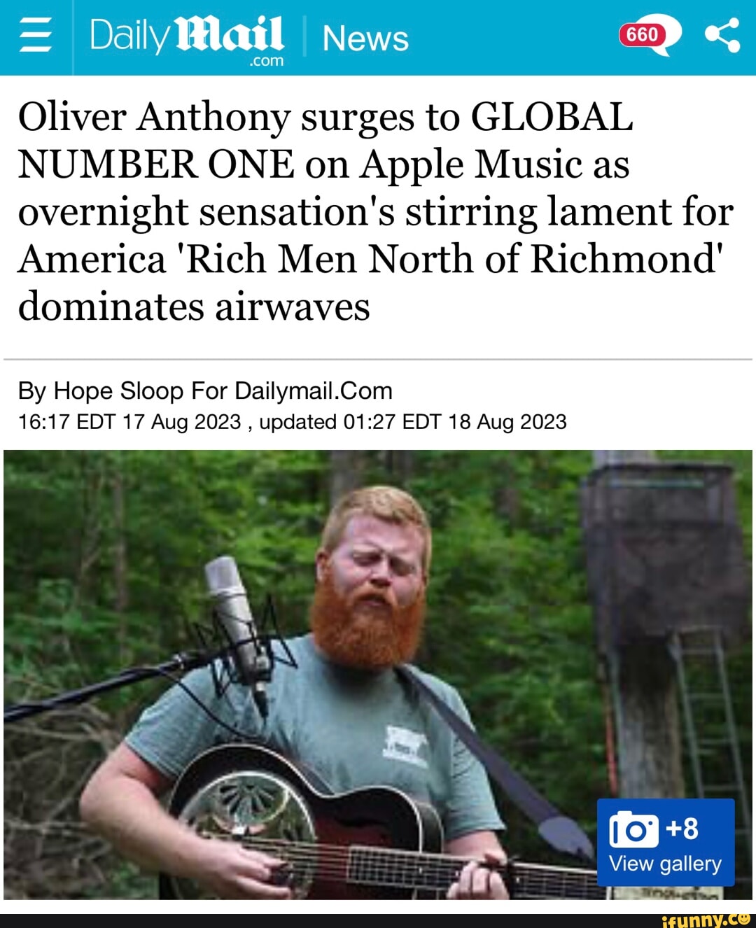 Oliver Anthony's “Rich Men North of Richmond” is America's No. 1 song  again. Here's why.