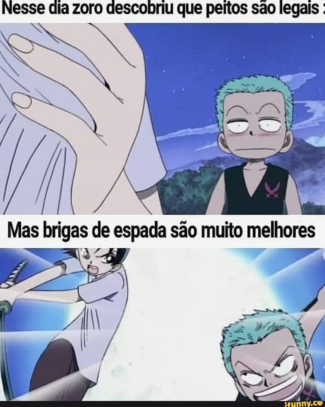 SasE PEGÁR DESITAQUEIDOU PRO ZORO SOLA tripulação - iFunny Brazil