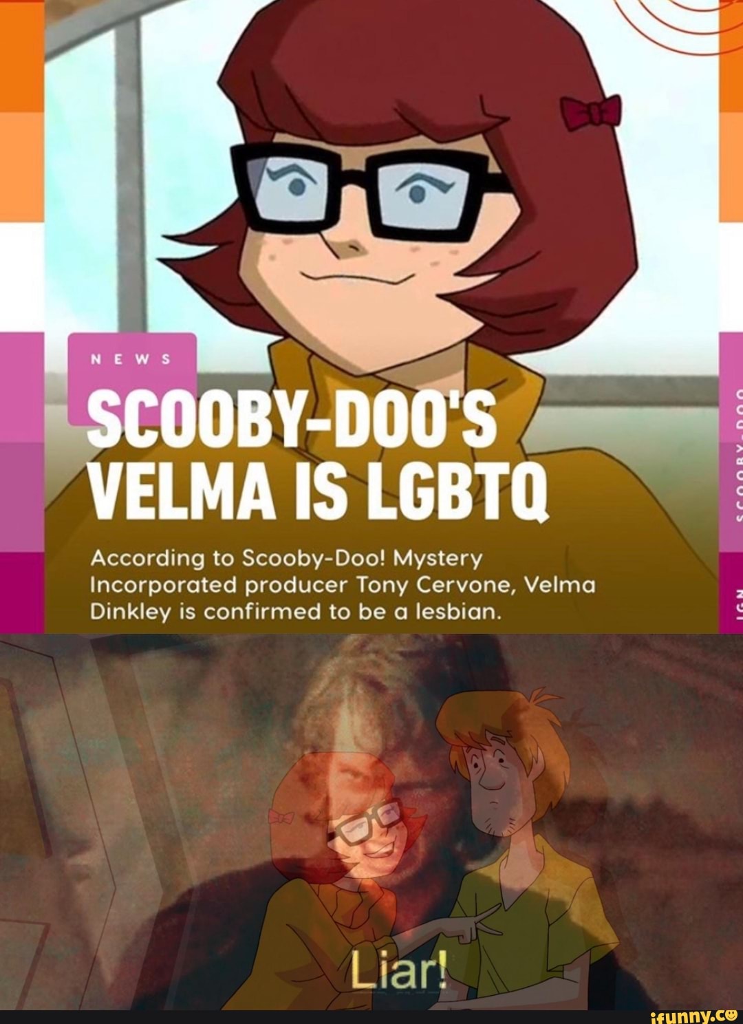 Scooby-Doo's Velma Is a Lesbian, James Gunn and Mystery Incorporated  Producer Confirm - IGN